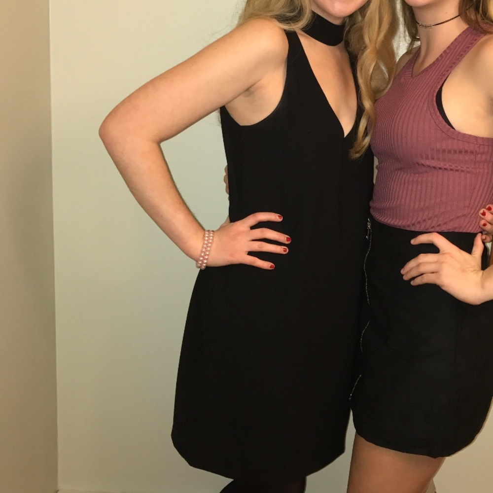 Black Collared Dress